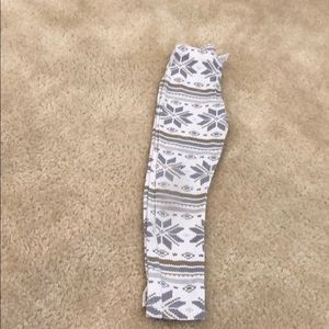 Snow flake leggings, sweat pants
